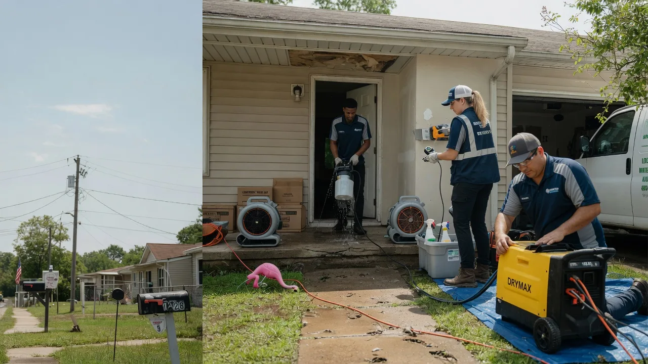 Storm Damage Water Removal in Wendover, KY near me